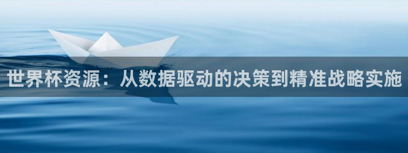 2026世界杯官网入口：世界杯资源：从数据驱动的决策到精准战略实施
